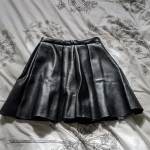 Leather Mini Skirt